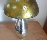 Deko-Pilz in Bauernsilber